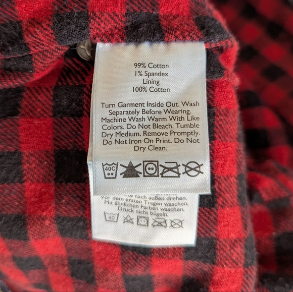 NWT Eddie Bauer Flannel Lined Boyfriend Relaxed Jean Size 12 - Picture 8 of 9